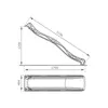 4iQ Wellenrutsche Wasserrutsche 220 cm Pastellrosa Rutsche Produktbild-Vorschau 3