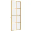 vidaXL Drzwi wewnętrzne Slim Golden 76x201,5 cm szkło Podgląd zdjęcia produktu 4