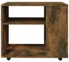 vidaXL Bijzettafel, gerookt eikenfineer, 70x35x60,5 cm, Productafbeelding-voorbeeld 5