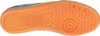 The image shows the sole of a blue and orange sneaker against a white background. Produktbild-Vorschau
