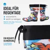 Ladeheid Damen Gummistiefel mit Stulpe LA-968 (Zeitung, 41) Produktbild-Vorschau 4