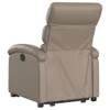 vidaXL Relaxsessel mit Aufstehhilfe Cappuccino-Braun Produktbild-Vorschau 4