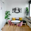 Wallity, Love Tree, decorazione da parete, nero, metallo, Anteprima dell’immagine prodotto 3