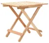 vidaXL Skladací bočný stôl orech masív 50x50x49 cm Náhľad obrázku produktu 6