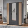 Kleiderschrank - 135 x 199 cm - 3 Türen - Artisan Eiche Produktbild-Vorschau 5