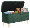 COLAMY Stoffhocker, runder Hocker mit wendbarem Produktbild-Vorschau 1