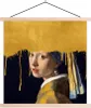 MuchoWow® Textilposter Mädchen mit einem Perlenohrring - Produktbild-Vorschau 1