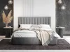 A bedroom scene with a bed, nightstands, and decorative elements. Náhľad obrázku produktu
