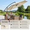 tectake® Ampelschirm Artemis 3 x 3 m, 360° drehbar mit Produktbild-Vorschau 2