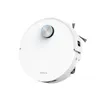 A white robot vacuum cleaner is shown from a top-down perspective against a white background. Produktbild-Vorschau