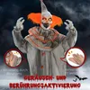 HOMCOM 183 cm Decorazione di Halloween: clown in piedi con Anteprima dell’immagine prodotto 6