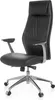 Chaise de bureau en cuir véritable noir Chaise de bureau Voir les images du produit 7