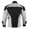 Motorradjacke Textilien Schwarz/Hellgrau, Größe:50/M Produktbild-Vorschau 4