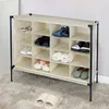 Relaxdays Buitenopslag voor schoenen, 16 vakken, Productafbeelding-voorbeeld 2
