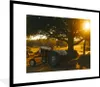 MuchoWow® Gerahmtes Poster Traktor - Sonne - Baum - Produktbild-Vorschau 1