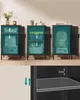 SONGMICS Comodino, mobile laterale, anta con magnete, Anteprima dell’immagine prodotto 5