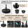 GOPLUS Schirmständer für Schirmstöcke 38mm / 48mm, Produktbild-Vorschau 3