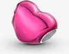 PANDORA Charm Metallic-Herz Pink Rosa 793337C03 Produktbild-Vorschau 6