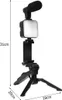 Verk 27334 Stativ s mikrofonem a LED osvětlením, tripod Náhled obrázku produktu 10