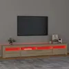 A modern TV stand with LED lighting in a living room setting. Anteprima dell’immagine prodotto