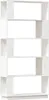 vidaXL Regál na knihy / Room Divider White 80x25x163,5 cm Náhľad obrázku produktu 1