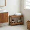 vidaXL Kúpeľňový stolík prírodný 60 x 30 x 45 cm z Náhľad obrázku produktu 2