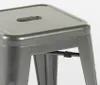 hoher stahl-industriehocker steel rocket für küchenbars - Produktbild-Vorschau 3