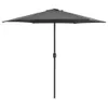 vidaXL Sonnenschirm mit Aluminium-Mast 270x246 cm Anthrazit Produktbild-Vorschau 7