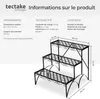 Etagère pour plantes droite 3 niveaux - noir Voir les images du produit 6