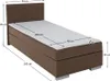 Kondela Gepolstertes Einzelbett mit Stauraum Adara 90x200 Produktbild-Vorschau 3