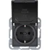GIRA System 55, Schuko, Antracit, 250 V, 16 A, 29 mm Náhľad obrázku produktu 2