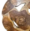 Wand-Deko aus Teakholz BAGIAN rund 40 cm Unikat Wandbild Produktbild-Vorschau 6