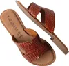 Lazamani Flor Damen Leder-Pantoletten Tan Größe 40 Produktbild-Vorschau 15