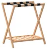 vidaXL Gepäckablage 68x38x58 cm Bambus Produktbild-Vorschau 1