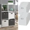 Skládací box Vicco  Bílá 30 x 30 cm Sada 8 kusů, Model Náhled obrázku produktu 2
