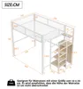 Flieks Etagenbett 140×200cm mit Treppe und Kleiderschrank, Produktbild-Vorschau 7