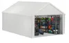 QEENTOE Zeltgarage, carport, 4x6 meter, wit, UV-bestendig Productafbeelding-voorbeeld 1