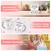 Geschenkset 50. Geburtstag Tasse Socken Untersetzer Rosa Produktbild-Vorschau 6