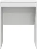 A white desk against a white background. Produktbild-Vorschau