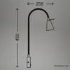 BRILONER TUSA Lampe de lecture LED orientable bras flexible Voir les images du produit 7