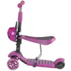 Scooter 2in1 LIENKA pour enfants avec roues LED, violet Voir les images du produit 2