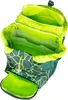 The inside of an open backpack is shown, with folders inside. Produktbild-Vorschau