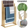 CASARIA® Držiak na uteráky Stojaci z bambusového dreva 84 x Náhľad obrázku produktu 7
