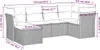 6-tlg. Garten-Lounge-Set, modular mit Stauraum, Produktbild-Vorschau 3