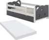 A child's bed with a mattress shown separately. Anteprima dell’immagine prodotto