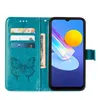 VIVO Y72 5G Pouzdro, Motýlí Reliéf Flip Kožené Pouzdro s Náhled obrázku produktu 3