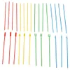 A collection of colorful plastic sticks with different ends, arranged in rows on a white background. Náhled obrázku produktu