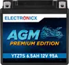 Electronicx YTZ7S AGM-Motorradakku 12 V, 6,5 Ah – Produktbild-Vorschau 1