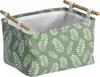 ZELLER Boîte de rangement motif feuilles, coton, polyester Voir les images du produit 1