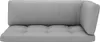 vidaXL Garten-Ecksofa aus Paletten Schwarz Imprägniertes Produktbild-Vorschau 4